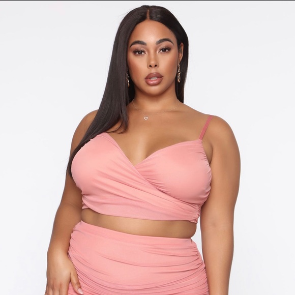 When You’re Ready Ruched Skirt Set - Picture 3 of 4